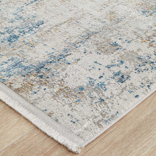 Sky Bamboo Silk & Acrylic Runner