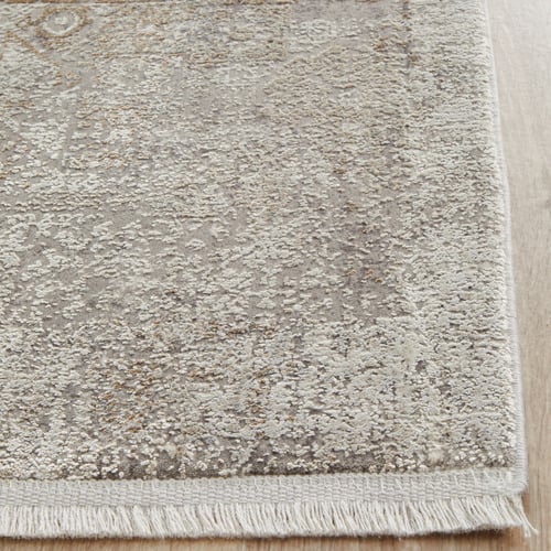 Stone Bamboo Silk & Acrylic Runner
