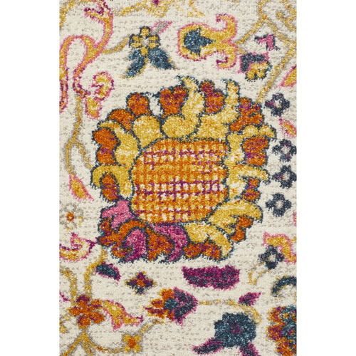 Multi-coloured-Spring-Vintage-Look-Rug-BLN-206-MULT