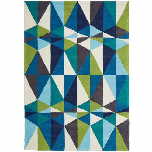 Crystal Design Blue/Green Rug