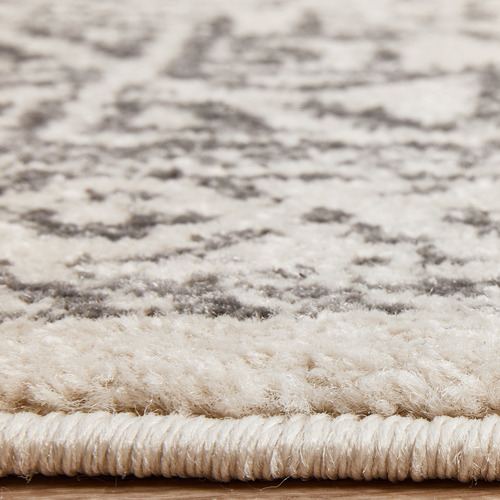 Silver Vintage Look Tribal Rug