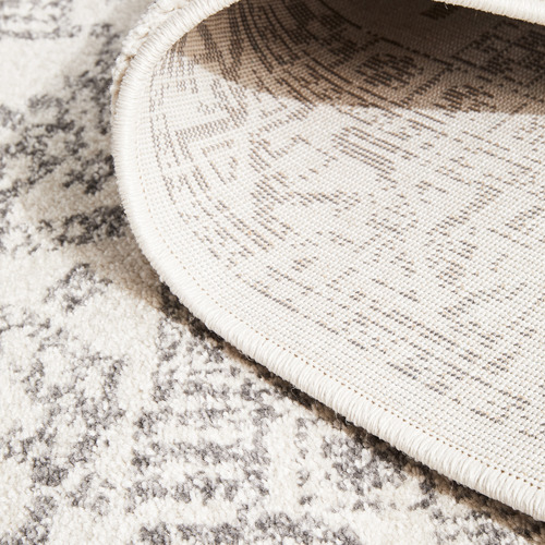 Silver Vintage Look Tribal Rug