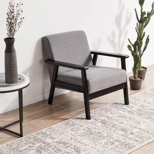 Silver Vintage Look Tribal Rug