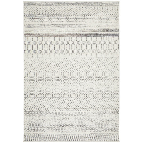 Silver Tribal Rug