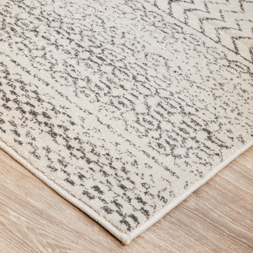 Silver Tribal Rug