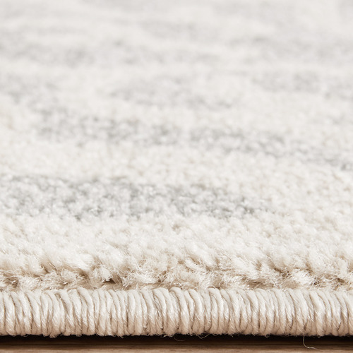 Silver Abstract Vintage Look Rug