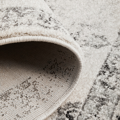 Silver Vintage Look Rug