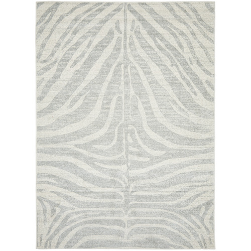Network Rugs Silver Zebra Kamilla Rug Temple & Webster