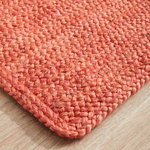 Network Rugs Terracotta HandBraided Jute Runner Temple & ster