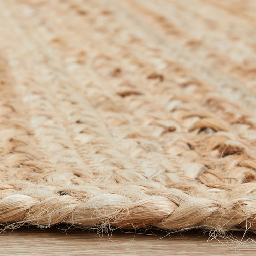 Natural Hand Braided Jute Rug