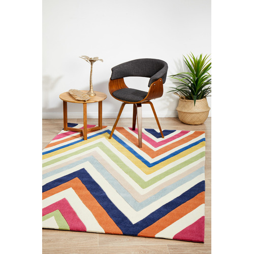 Stunning-Chevron-Multi-Coloured-Rug-HV-635-MULT