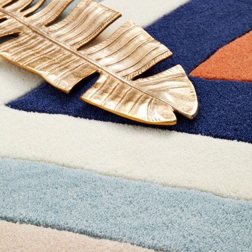 Stunning Chevron Multi Coloured Rug