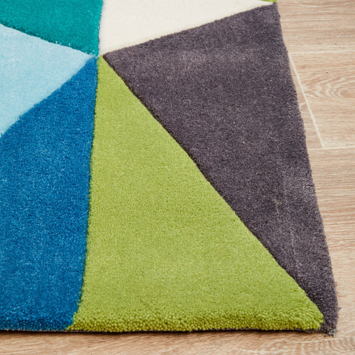 Crystal Design Blue/Green Rug