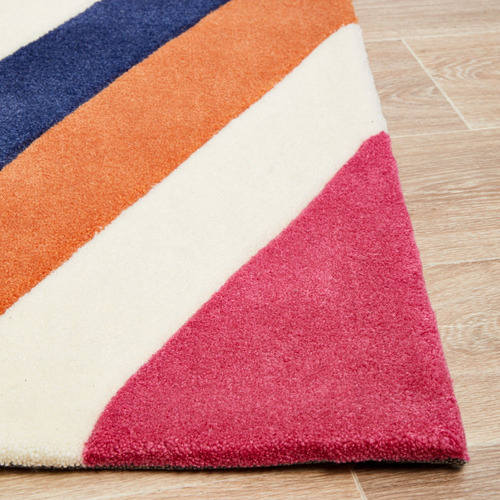 Stunning Chevron Multi Coloured Rug