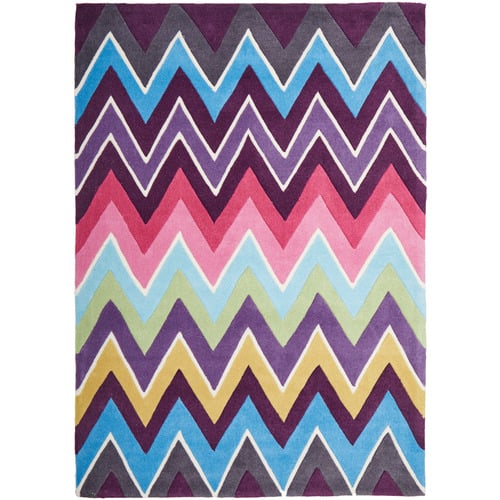 Eclectic-Multi-Coloured-Rug-HV-644-PINK