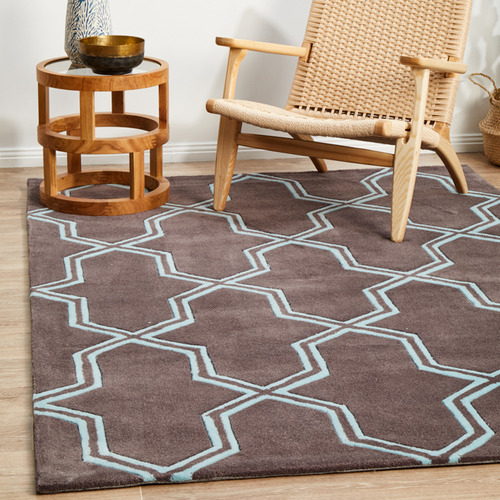 Neo-Lattice-Design-Smoke-Rug-HV-639-SMOKE