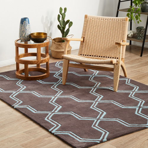 Neo-Lattice-Design-Smoke-Rug-HV-639-SMOKE