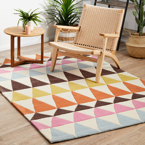 Rug Modern Pastel Geometric