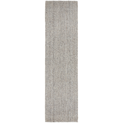 Natural & Grey Hand-Loomed Wool-Blend Runner