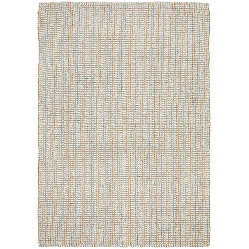 Natural & Cream Hand-Loomed Wool-Blend Rug