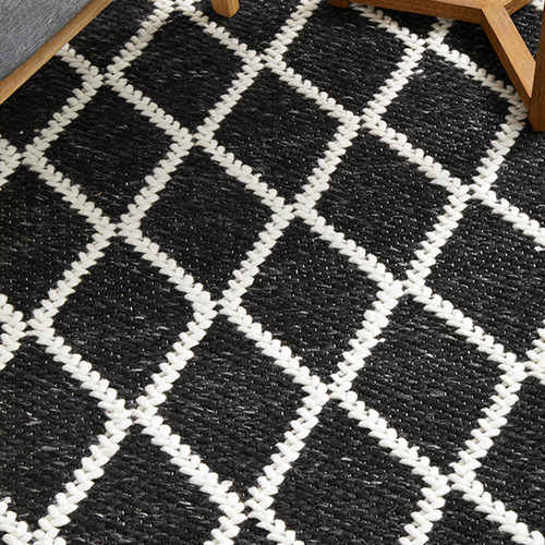 Lucy Hand-Loomed Wool-Blend Scandi Rug