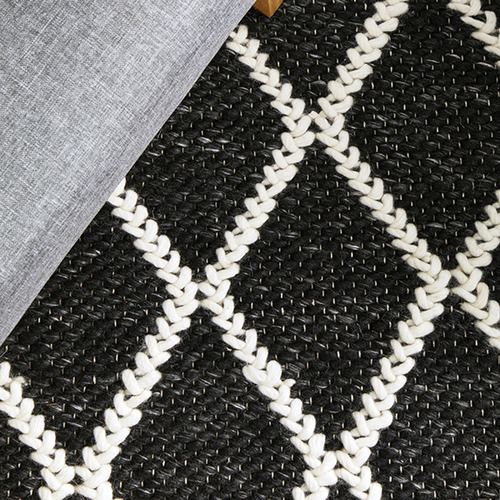 Lucy Hand-Loomed Wool-Blend Scandi Rug