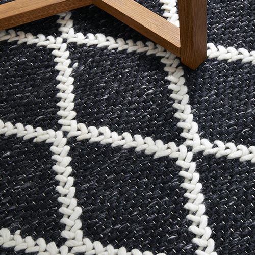 Lucy Hand-Loomed Wool-Blend Scandi Rug