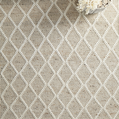 Lisa Hand-Loomed Wool-Blend Scandi Rug