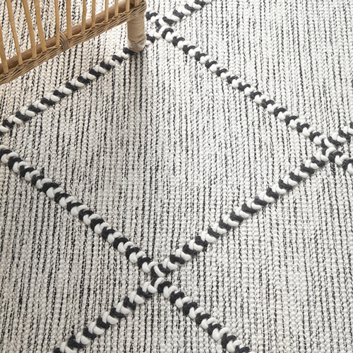Jasmin Geometric Wool Scandi Rug