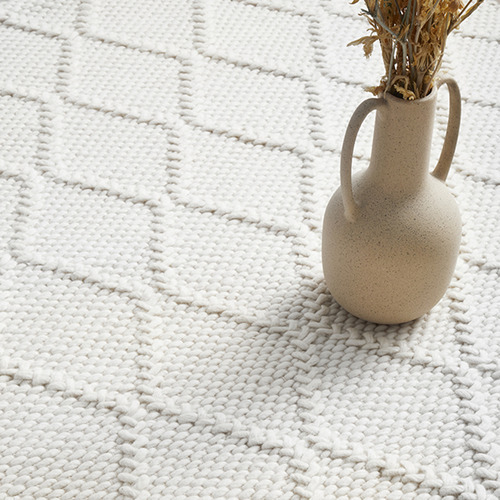 Mia Hand-Loomed Wool-Blend Scandi Rug