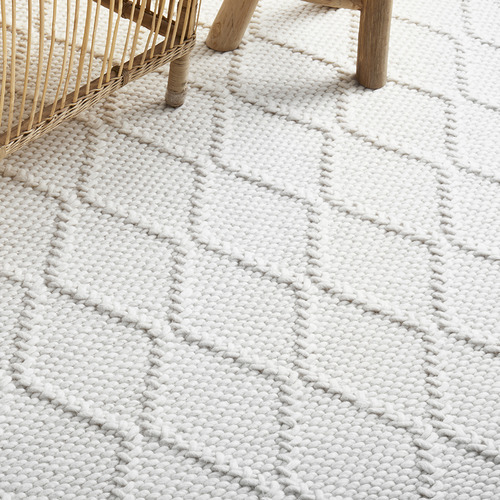 Mia Hand-Loomed Wool-Blend Scandi Rug