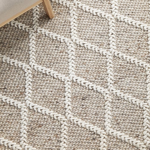 Lisa Hand-Loomed Wool-Blend Scandi Rug