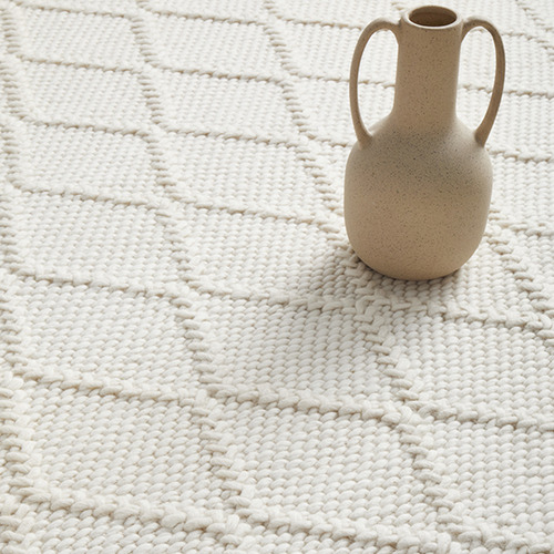 Mia Hand-Loomed Wool-Blend Scandi Rug