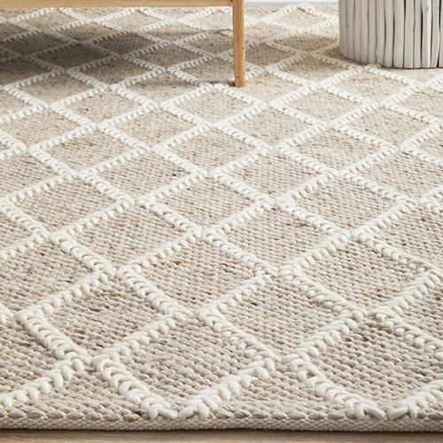 Network Rugs Natural Lucy Hand-Loomed Wool-Blend Rug | Temple & Webster