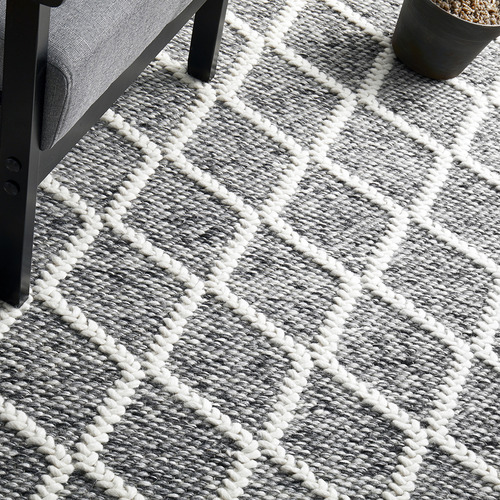Astrid Hand-Loomed Wool-Blend Scandi Rug