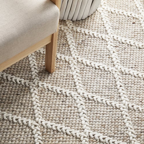 Lisa Hand-Loomed Wool-Blend Scandi Rug