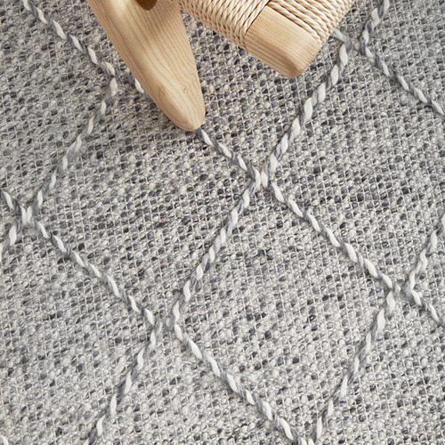 Noah Geometric Wool Scandi Rug