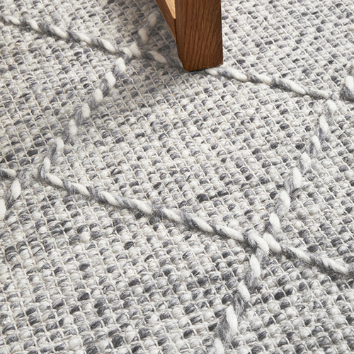 Noah Geometric Wool Scandi Rug