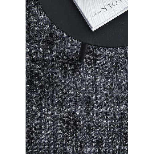Azure Denim Textured Hand-Loomed Rug