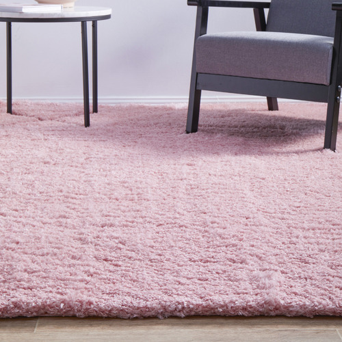 Pink Thrud Shag Power-Loomed Rug