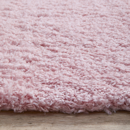 Pink Thrud Shag Power-Loomed Rug