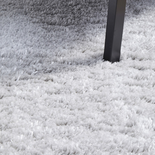 Silver Thrud Shag Power-Loomed Rug