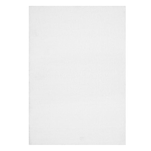 White Thrud Shag Power-Loomed Rug