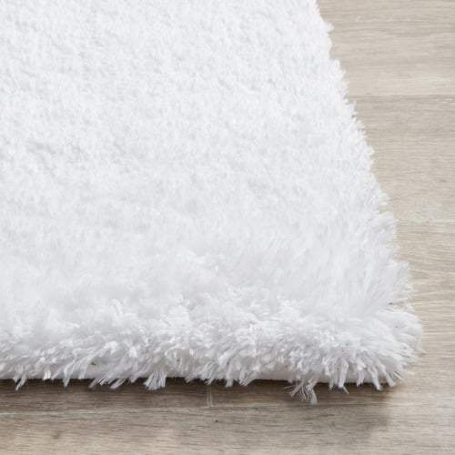 White Thrud Shag Power-Loomed Rug