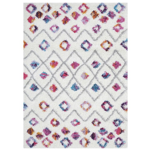 Multi-Colour Sverrir Berber Shag Power-Loomed Rug