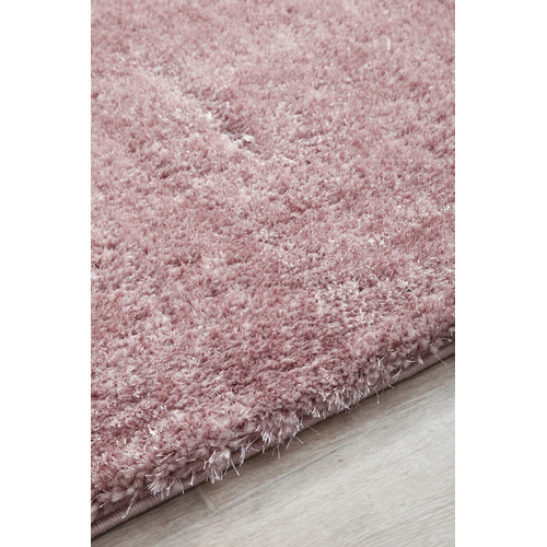 Blush Sienna Power-Loomed Shag Rug