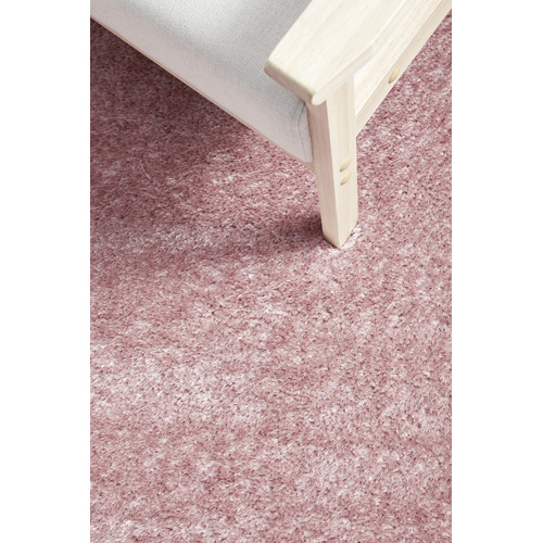 Blush Sienna Power-Loomed Shag Rug