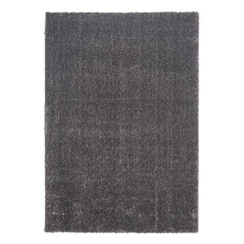 Grey Sienna Power-Loomed Shag Rug
