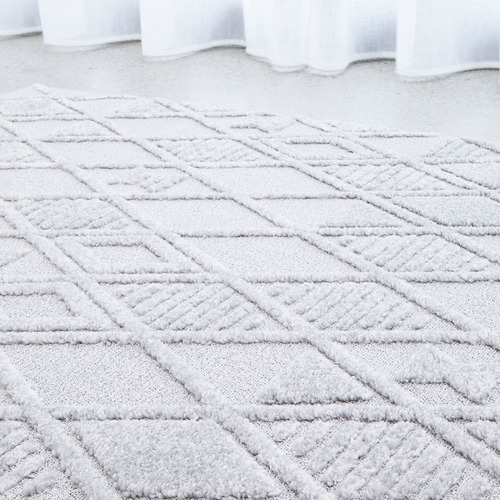 Network Rugs Silver Nina Contemporary Rug | Temple & Webster