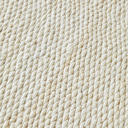 White Saxan Hand-Loomed Jute Rug
